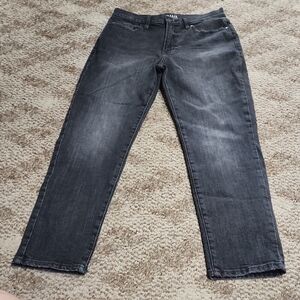 a.n.a Women's Charcoal Straight Leg Jeans